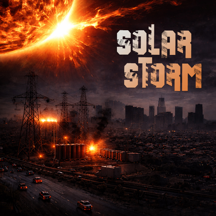 Solar storm scenario